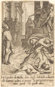 Málta lovagja alkotó: Jacques Callot after Antonio Circignani