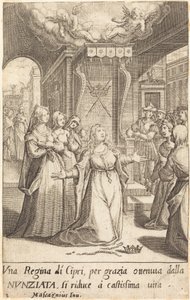 Ciprus királynője alkotó: Jacques Callot after Donato Mascagni