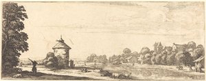 A galambtartó alkotó: Jacques Callot or Follower of Jacques Callot