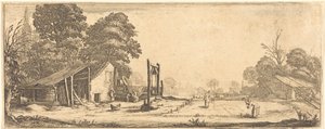 A kert alkotó: Jacques Callot or Follower of Jacques Callot