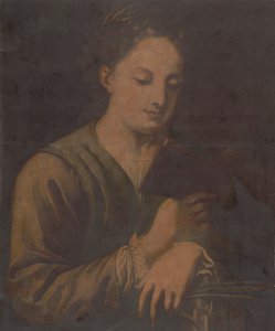 Szent Katalin Reading alkotó: Jacques Christophe Le Blon