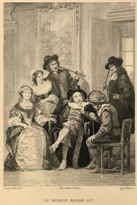 Moliere Le medecin malgre lui című darabja alkotó: Jacques Edmond Leman