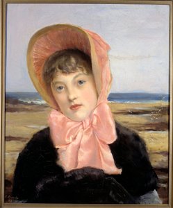 Jacques Emile (Jacques-Emile) Blanche (1861-1942) rózsaszín napellenzője alkotó: Jacques-Emile Blanche