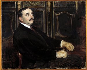 Paul Claudel (francia író) portréja alkotó: Jacques-Emile Blanche