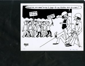 Le Figaro, fekete-fehér szatíra