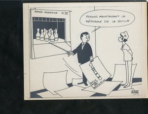 Le Figaro, fekete-fehér szatíra