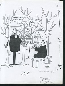 Paris-Presse, szatirikus a B  W-ban alkotó: Jacques Faizant