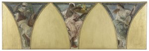 A párizsi városháza vázlata: Algéria. Guyana. Provence, 1888 körül (olaj, vászon) alkotó: Jacques Fernand Humbert