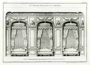 Intelligens párizsi szalon, 1770 elején a párizsi Cours dArchitecture-től, 6 kötetben, 1771-77 között Blondel, Jacques-Francois (1705-74) kiadásában. A sorozat Pierre Patte halála után fejezte be.