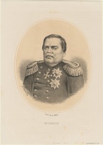 Nyikolaj Muravjov-Amurszkij gróf portréja 1809-1881, 1865
