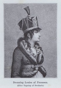 Mecklenburg-Strelitzi Lujza, III. Frigyes Vilmos porosz király hitvese (litho)