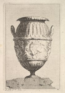 Bacchic-frízes váza terv, innen: Vázák, 1746.