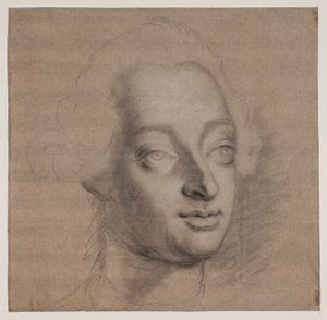 Frederik V. portréja 3/4 Profil