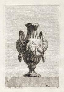 Váza-szvit: 1746. 8. tábla. alkotó: Jacques Francois Joseph Saly