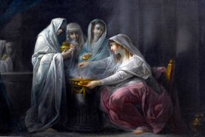 Les Vestales: részlet. 19. század (olaj, vászon)