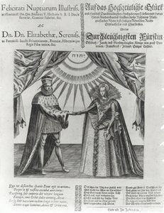 Ízelítő V. Frigyes nádor választófejedelem és Erzsébet angol hercegnő esküvőjéről, 1613 alkotó: Jacques Granthomme