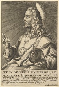 Krisztus, Krisztustól és a tizenkét apostoltól, 1609 előtt. alkotó: Jacques Granthomme