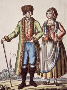 Prágai pár, Jacques Grasset de Saint - Sauveur metszet (1757-1810)