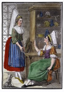 Normandiai parasztasszonyok alkotó: Jacques Grasset de Saint Sauveur