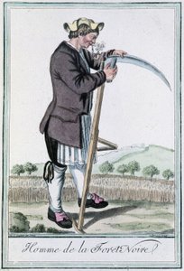 A Fekete-erdő embere – Grasset St Sauveur „” Utazások enciklopédiájában”, szerk. 1796 alkotó: Jacques Grasset de Saint Sauveur