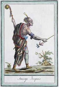 Sauvage irokézek – Grasset St Sauveur, Párizs "" Utazások enciklopédiájában" alkotó: Jacques Grasset de Saint Sauveur