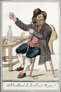Öreg ember a Fekete-erdőből – J. Grasset Saint-Sauveur „” Utazások enciklopédiájában”” alkotó: Jacques Grasset de Saint Sauveur