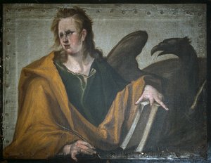 Szent János evangélista, 1588 alkotó: Jacques II de Gheyn