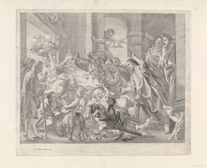 Krisztus kiűzi a kereskedőket a templomból