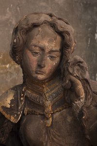 Szent Mária Magdolna (festett vakolat)