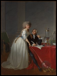 Antoine Laurent Lavoisier (1743-1794) és Marie Anne Lavoisier (Marie Anne Pierrette Paulze, 1758-1836) alkotó: Jacques Louis David