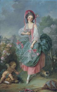 Marie-Madeleine Guimard balerina 1743-1816, mint Terpsichore alkotó: Jacques Louis David