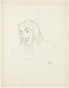Egy férfi mellszobra egy Jabottal alkotó: Jacques Louis David