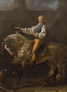 Stanislaw Kostka Potocki lovas portréja 1755-1821 alkotó: Jacques Louis David