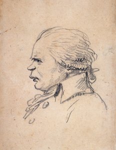 Danton feltöltött portréja (karikatúra) alkotó: Jacques Louis David