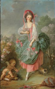 Mademoiselle Guimard portréja Terpsichore szerepében (olaj, vászon) alkotó: Jacques Louis David