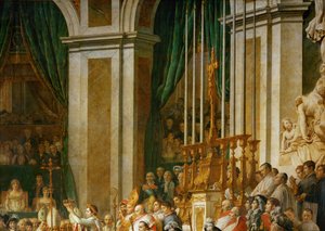 Napóleon koronázása a Notre-Dame-ban ... alkotó: Jacques Louis David