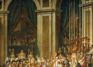 Napóleon koronázása a Notre-Dame-ban ... alkotó: Jacques Louis David
