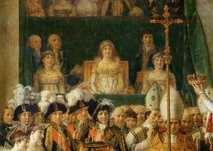 Napóleon koronázása a Notre-Dame-ban ... alkotó: Jacques Louis David