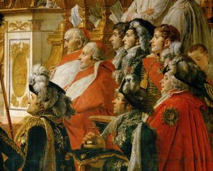 Napóleon koronázása a Notre-Dame-ban ... alkotó: Jacques Louis David