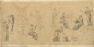 Tanulmányok a klasszikus nőkről, Erosszal alkotó: Jacques Louis David