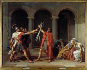 A horátiak esküje alkotó: Jacques Louis David