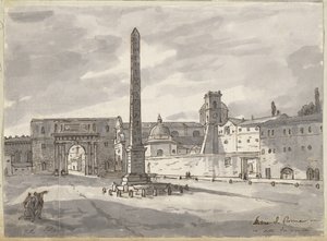 A Piazza del Popolo alkotó: Jacques Louis David