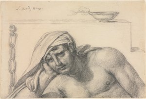 A fogoly, 1819. alkotó: Jacques Louis David