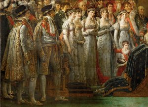 I. Bonaparte Napóleon császár koronázása ... alkotó: Jacques Louis David