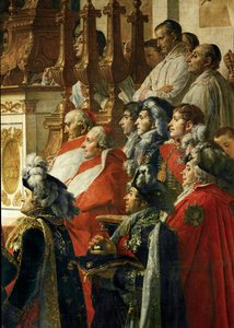 I. Bonaparte Napóleon császár koronázása ... alkotó: Jacques Louis David
