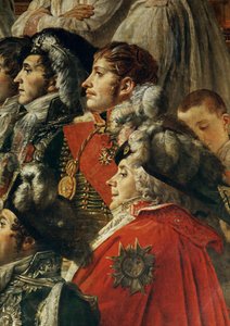 I. Napóleon megkoronázása VII. Pius pápa által a párizsi Notre-Dame székesegyházban ... alkotó: Jacques Louis David