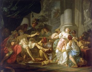 Seneca halála alkotó: Jacques Louis David