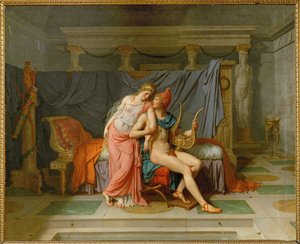 Párizs és Heléna szerelme ... alkotó: Jacques Louis David