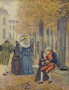 Napóleon és nővére, Elisa alkotó: Jacques Marie Gaston Onfray de Breville (Job)