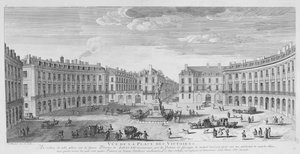 Place des Victoires, Párizs (metszet)
